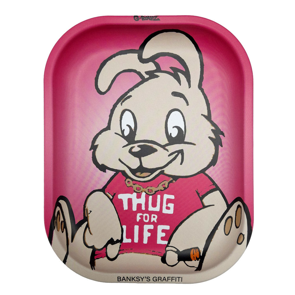 Bandeja Metal 18x14 cm. G-Rollz Banksy Thug Rabbit
