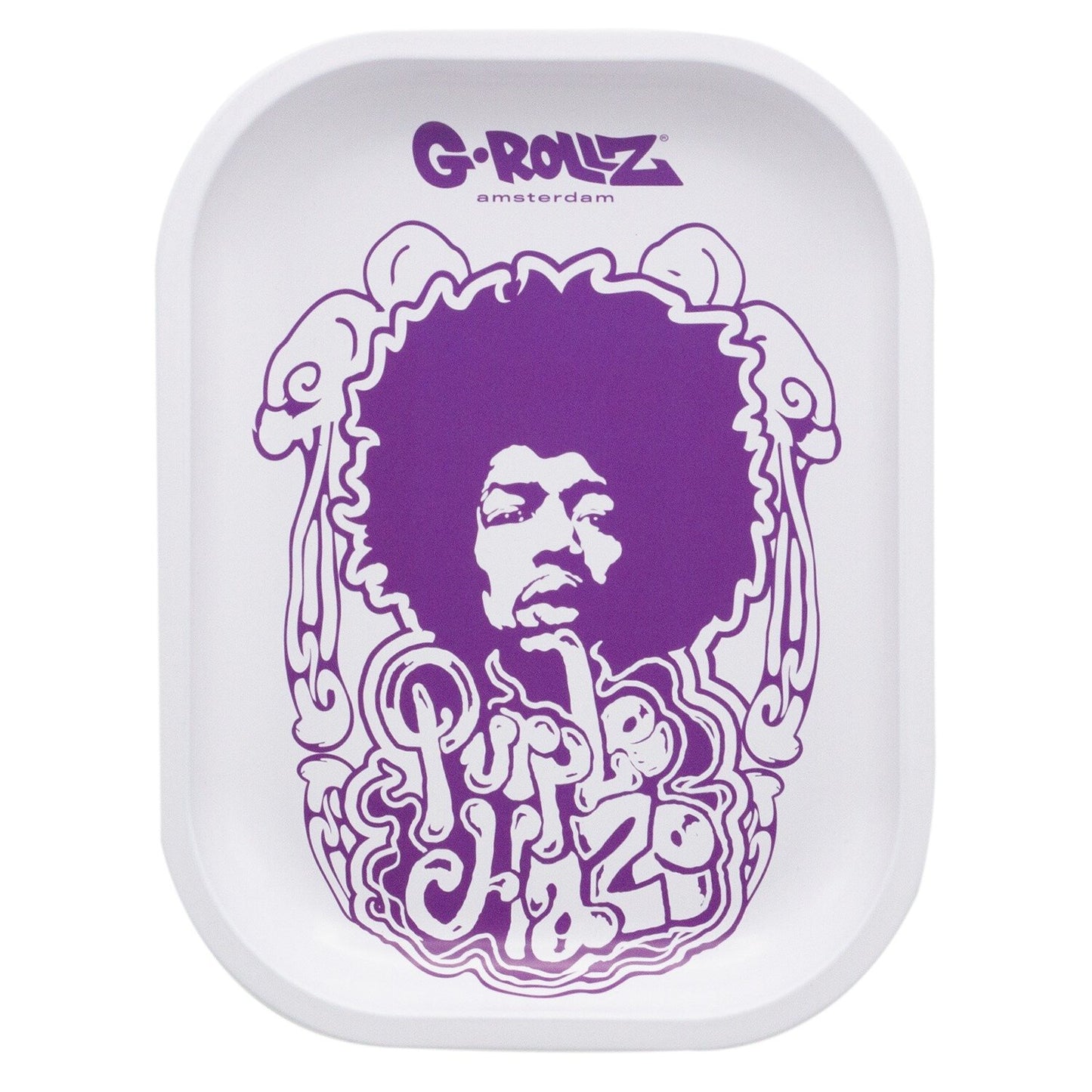 Vassoio in Metallo 18x14 cm. G-Rollz Jimi Purple Haze #2 (era Bloccato)
