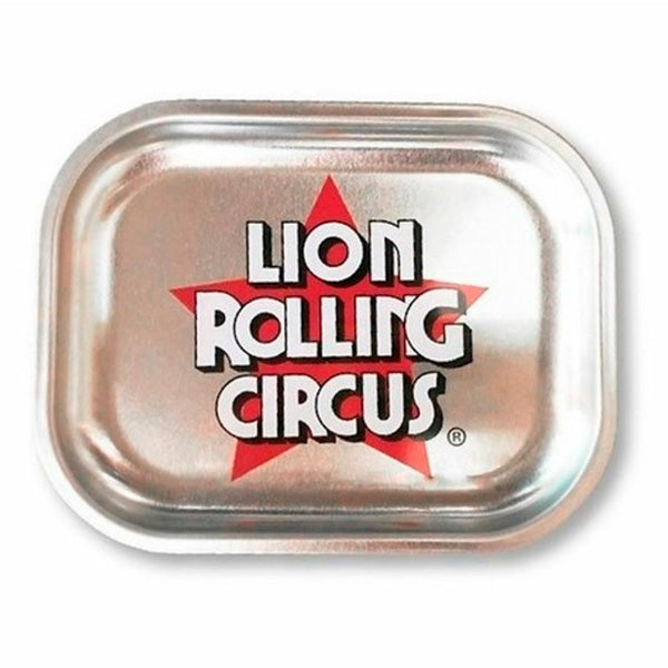 Vassoio in metallo 18x14 cm. Rolling Circus Silver