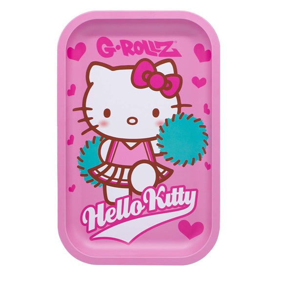 Vassoio in metallo 27x16 cm. G-Rollz Hello Kitty Cheerleader