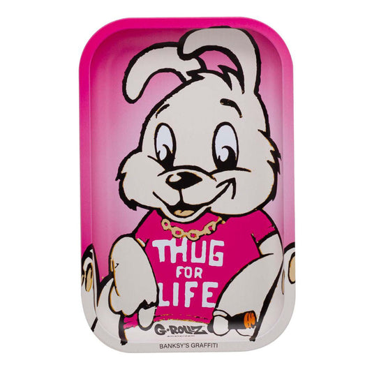 Vassoio in metallo 27x16 cm. G-Rollz Thug for Life