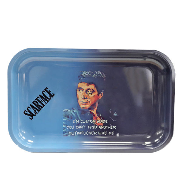 Metal Tray 28x18 cm. Scarface Balls