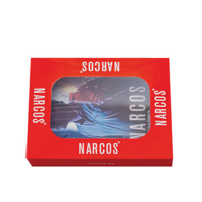 Metal Box Tray 18x14 cm. Narcos Blue