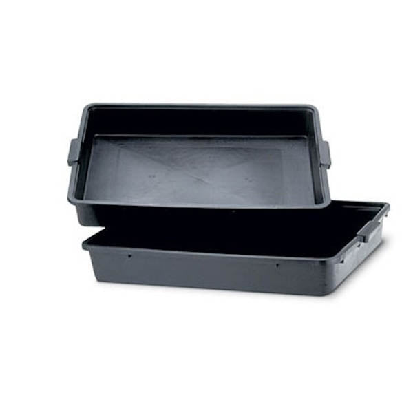 Transport Tray 57 x 42 X 9 cm. Black Plastic