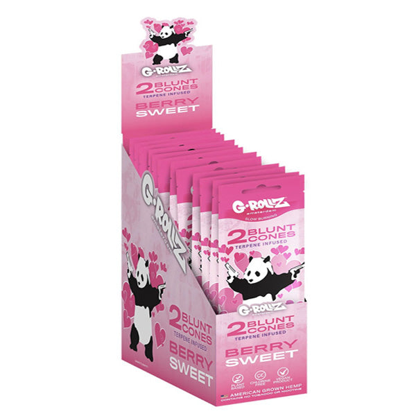 Blunts Cones G-Rollz Hemp Berry Sweet 12x2 pc.