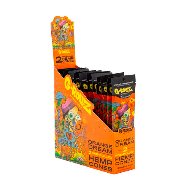 Blunts Cones G-Rollz Hemp Orange 12x2 pc.