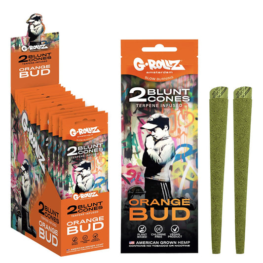 Blunts Cones G-Rollz  Hemp Orange Bud 12x2 ud.