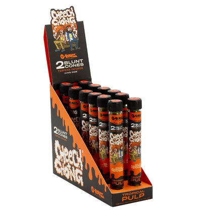 Blunts Cones G-Rollz Hemp Cheech & Chong Hemp Tropical 12x2 ud.