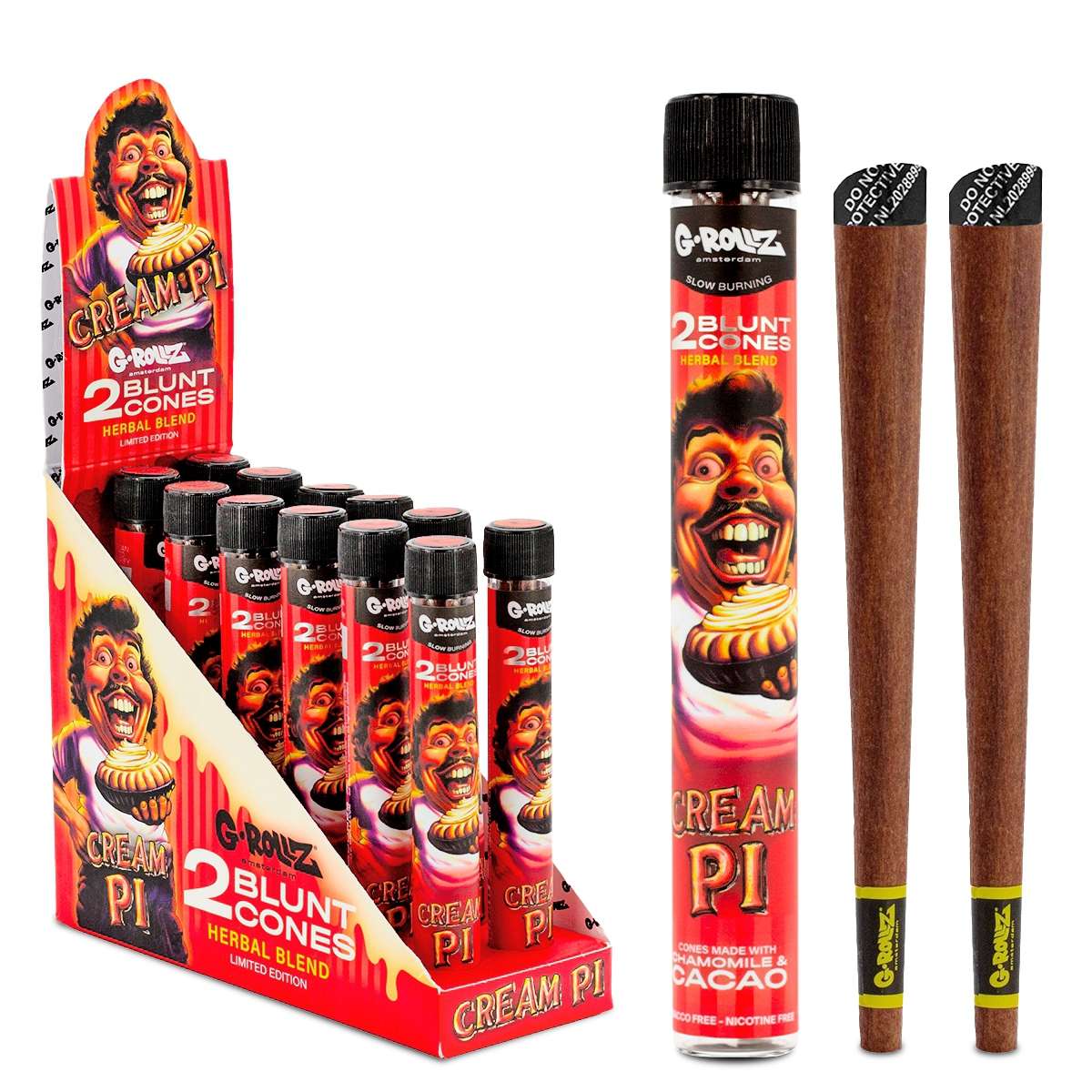 Blunts Cones G-Rollz Hemp Cream Pi 12x2 pc.