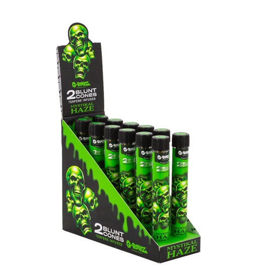 Blunts Cones G-Rollz Hemp Mystikal Haze 12x2 ud.