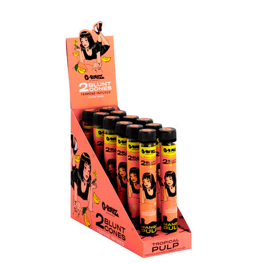 Blunts Cones G-Rollz Hemp Pulp Mango 12x2 ud.
