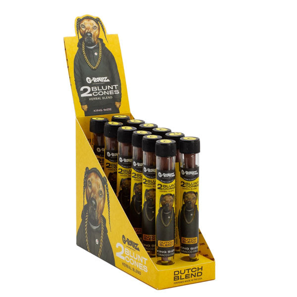 Blunts Cones G-Rollz Hemp The Dog Dutch Blend Dog 12x2 ud.