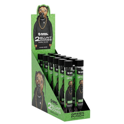Blunts Cones G-Rollz Hemp The Dog Green Punch 12x2 pc.