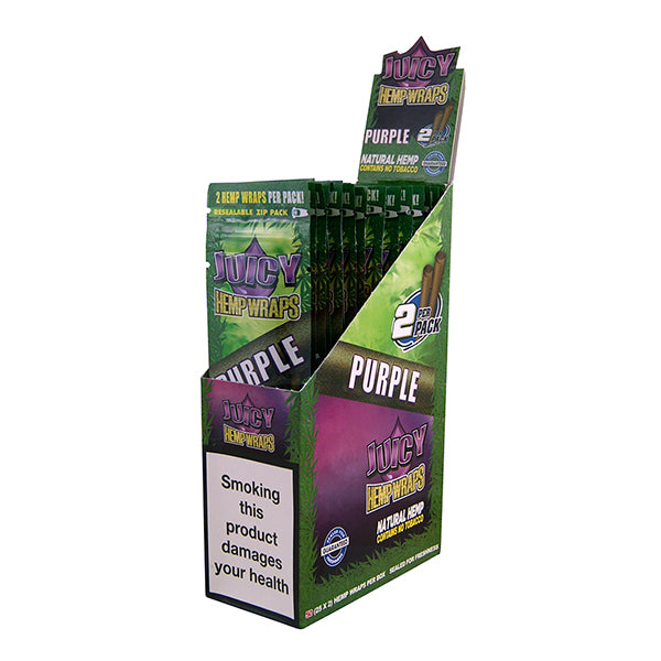 Blunts Juicy Hemp Wraps Purple Grape ES 25x2 pc.
