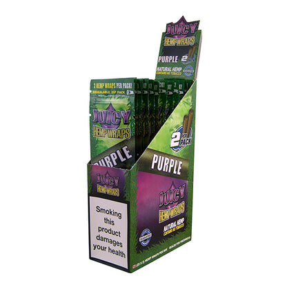 Blunts Juicy Hemp Wraps Purple Grape ES 25x2 pc.