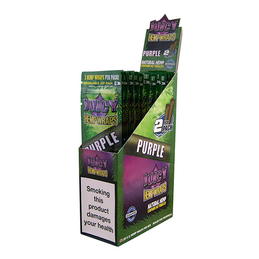 Blunts Juicy Hemp Wraps Purple Uva ES 25x2 ud.