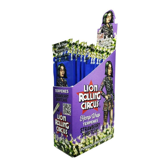 Blunts Rolling Circus Hemp Wraps Straberry  Shortcake  25x2 ud.