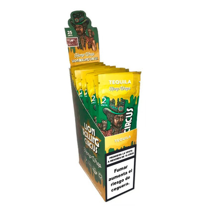 Blunts Rolling Circus Hemp Wraps Tequila 25x2 pc