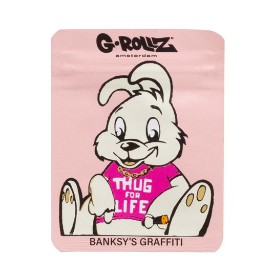 Banksy Thug Life Anti-odor Bag 65x85 mm. Pack of 50 units.