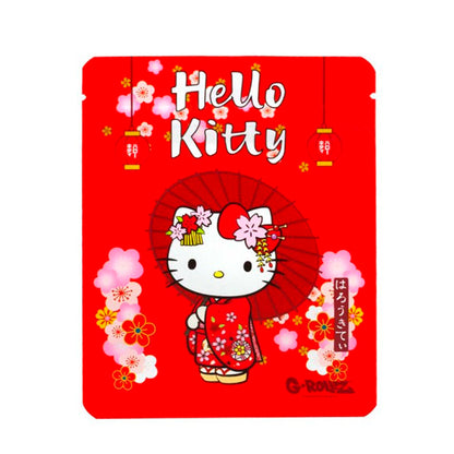 Hello Kitty Kimono Red Anti-odor Bag 10x12.5 cm. Pack of 8 pcs.