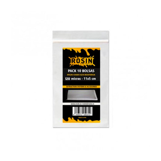 Bolsa Rosin Press 11x5 cm. Pack 10 u. 120 micras