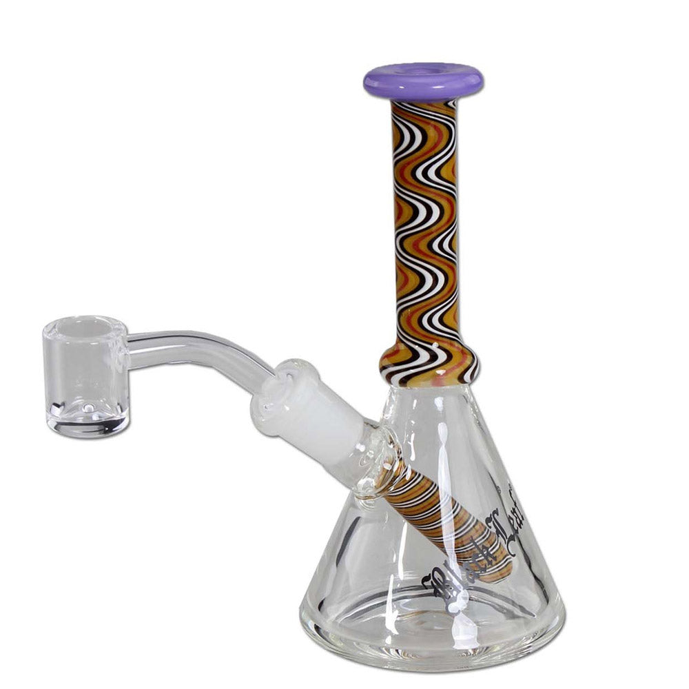 Bong BHO Cristallo Diffusore Dab Anello Spirale 14 cm.