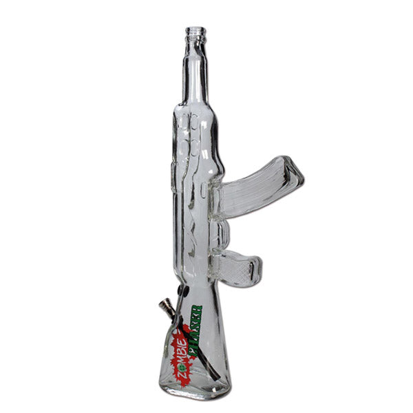 Bong in vetro AK-47 Zombie 50 cm.