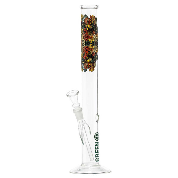 Bong Cristal Greenline Mandala Dritto 35 cm.