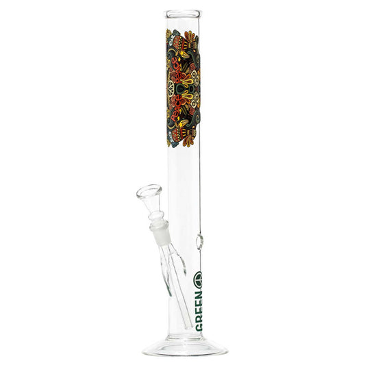 Bong Cristal Greenline Mandala Dritto 35 cm.