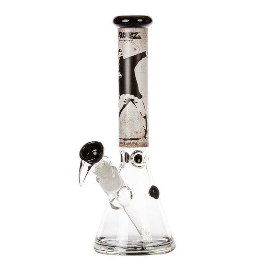 Bong in vetro Ice Banksy 29 cm.