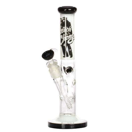 Bong Cristal Ice Cheech & Chong Peace White 30 cm.