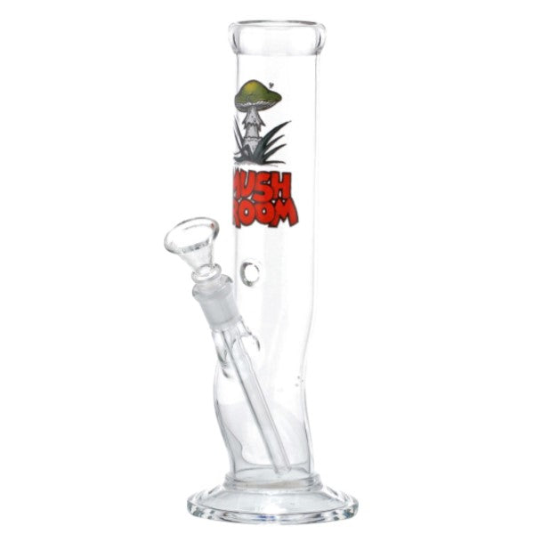 Bong in Vetro Ghiaccio Curvo Mushroom 26 cm.