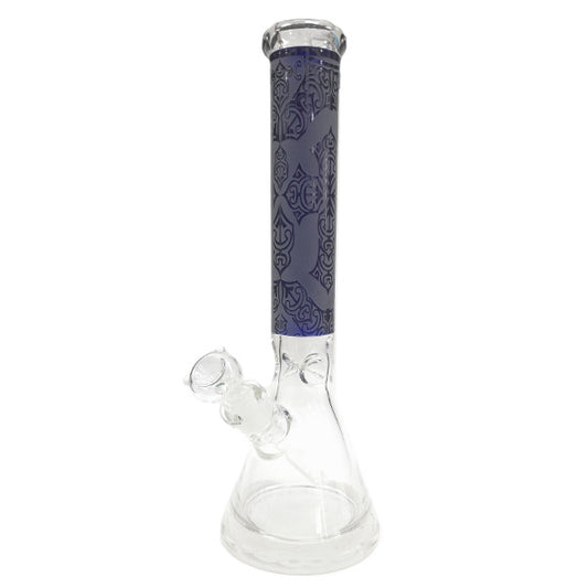 Bong in vetro Cristal Ice Heavy a becher Edizione Limitata 40 cm.