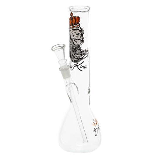 Bong in cristallo Ice Lion 27 cm.
