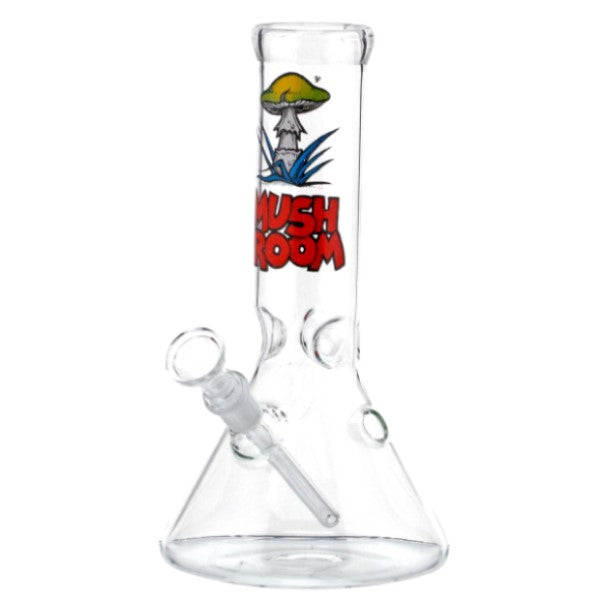 Bong in cristallo Ice Mushroom 23 cm.