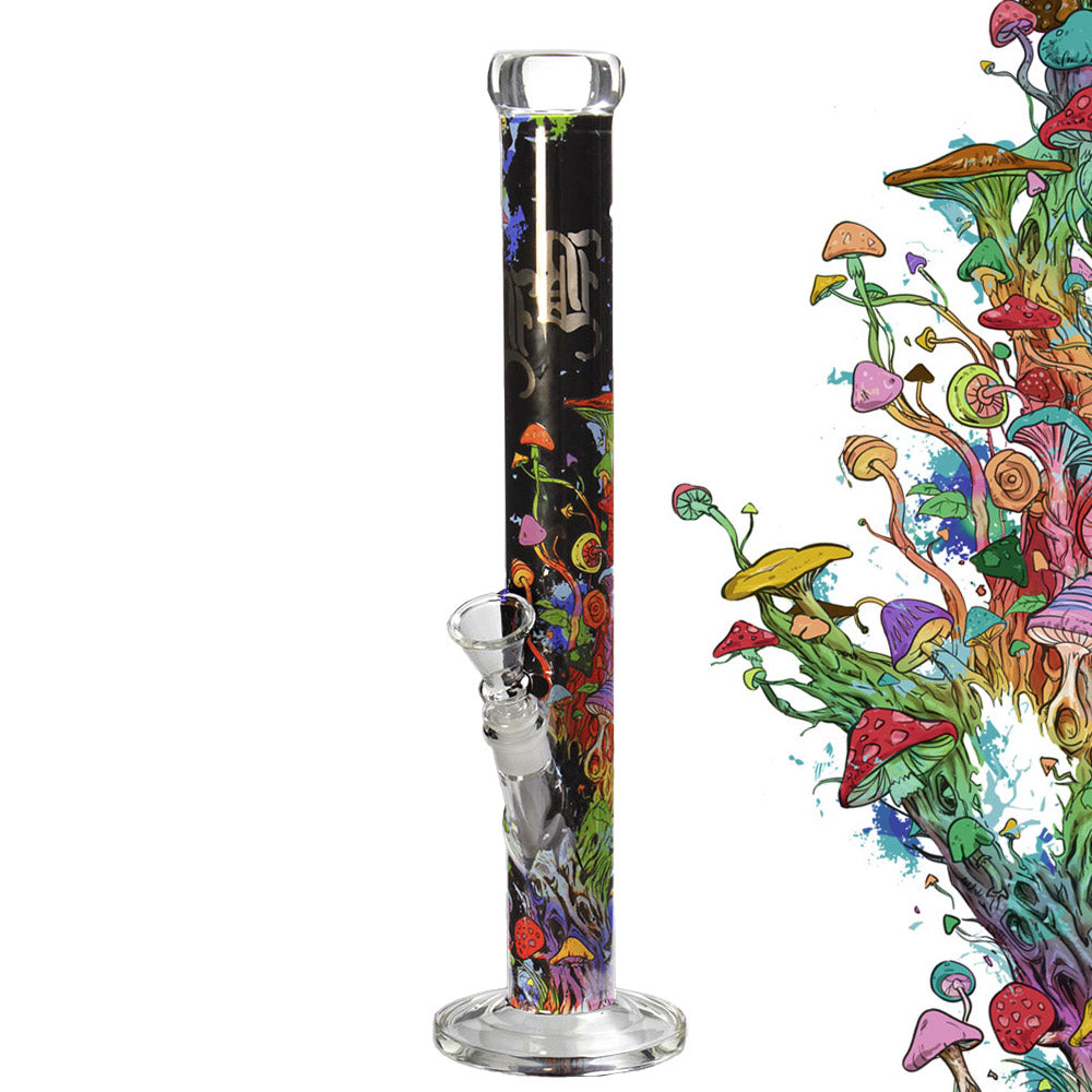Bong Cristallo Ghiaccio Fungo 45 cm.