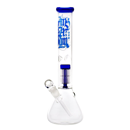 Ice Percolator Straight Bong Amsterdam 40 cm. Blue
