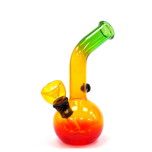 Crystal Mini Rasta Bong 12 cm.