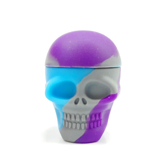 Bote Silicona  6 ml. Skull 25x30 mm. Blue & Purple Pack 10 ud.