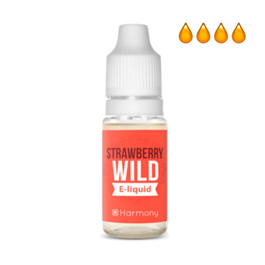 CBD E-Liquid Harmony Wild Strawberry 6% 10 ml.