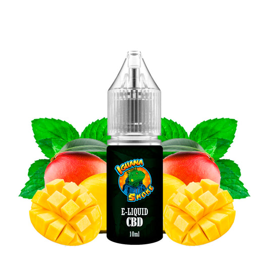 CBD E-Liquid Iguana Smoke Mango 100 mg. 10 ml.
