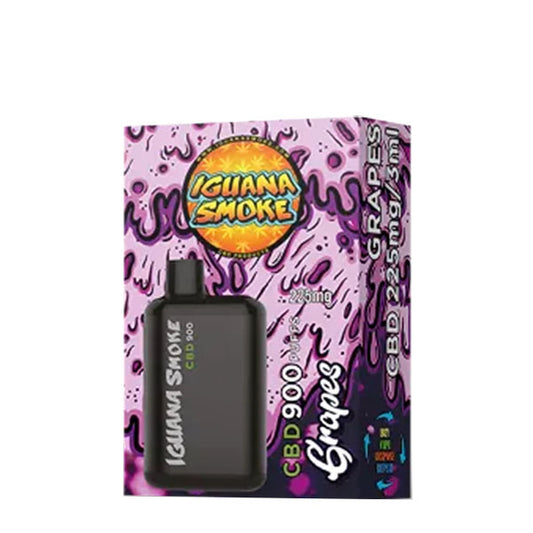 CBD Vaper Iguana Smoke 900  Grapes 3 ml.