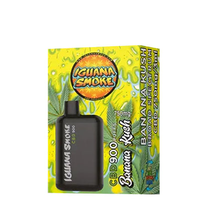 CBD Vaper Iguana Smoke 900 Broad Banana Kush 3 ml.