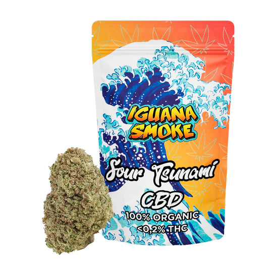 Hemp CBD Iguana Smoke Sour Tsunami 3 gr.