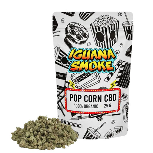 Hemp CBD Iguana Smoke Small Buds Pop Corn 25 gr.