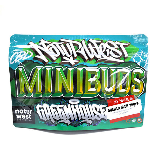 Cañamo Cbd Naturwest  Mini Buds  Gorilla Glue 20 gr.