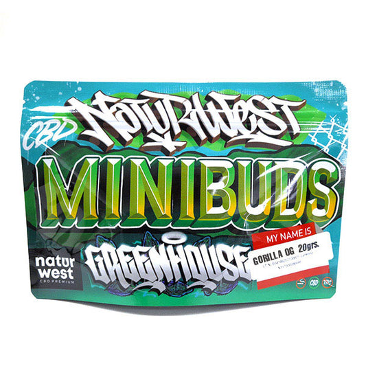 Cañamo Cbd Naturwest  Mini Buds  Gorilla OG 20 gr.