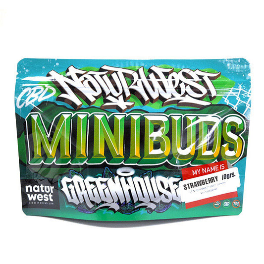 Cañamo Cbd Naturwest  Mini Buds  Strawberry 10 gr.