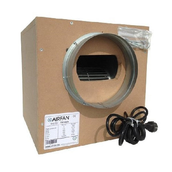 Caja Airfan Iso Box MDF  750 m3/h (200 in - 200 out)
