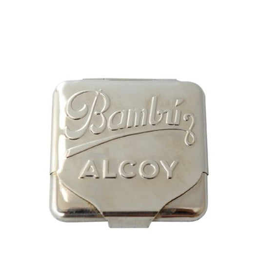 Caja Metal  5x4.5 cm. Bambú